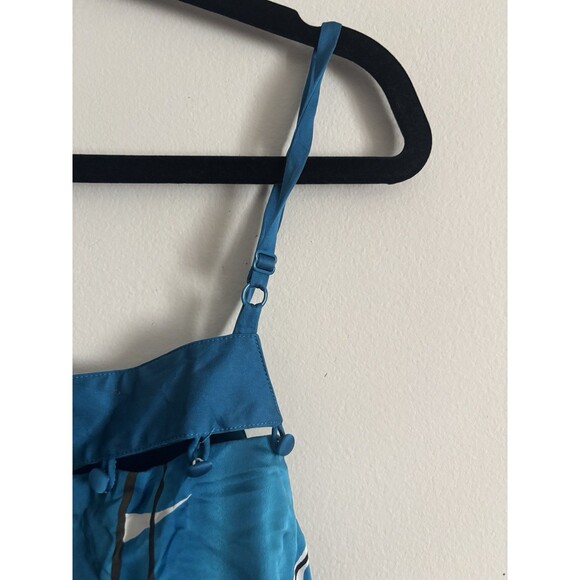 VTG 2000s Y2K Draped Silk Top XL The Limited Jodi Arnold Blue Strappy Tank Chic - Picture 4 of 7
